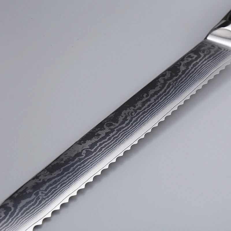 FINDKING Mikata ручка 8 дюймов лезвие из дамасской стали дамасский пилообразный нож 67