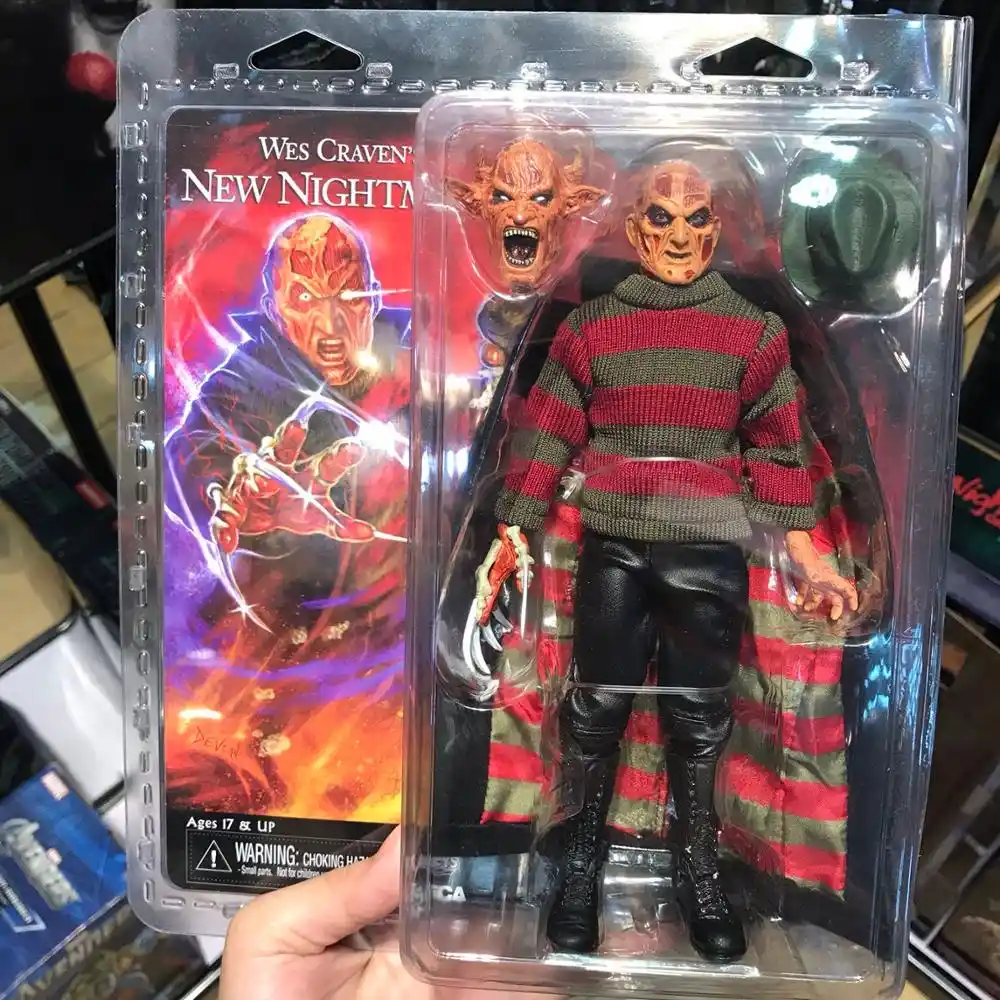 neca retro cloth freddy krueger