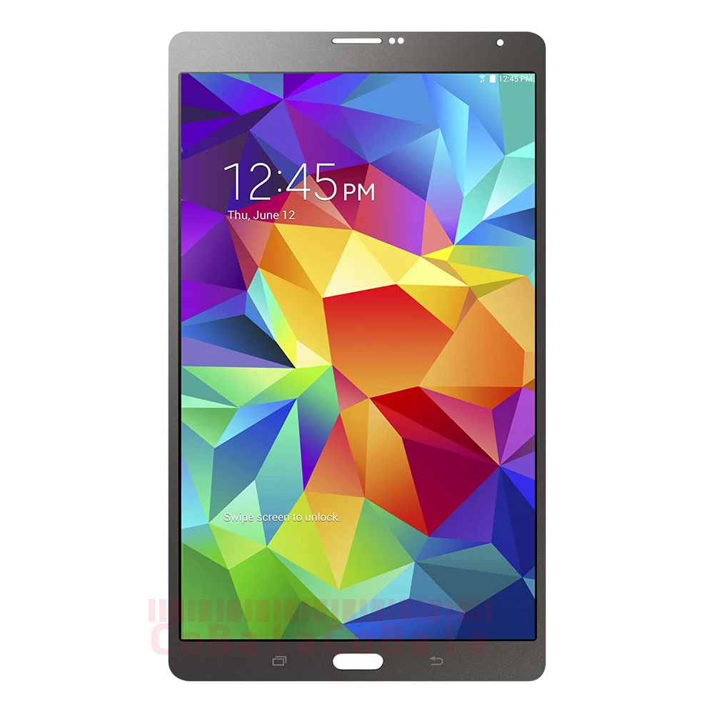 SAMSUNG Galaxy Tab S 705 SM-T705 Schermo LCD ANTERIORE Vetro esterno sostituzione 8.4" 