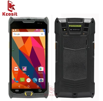 

Kcosit 1D 2D Laser Barcode Android 6.0 Scanner IP67 Waterproof Phone PDA Handheld Terminal Data Collector inventory Logistics