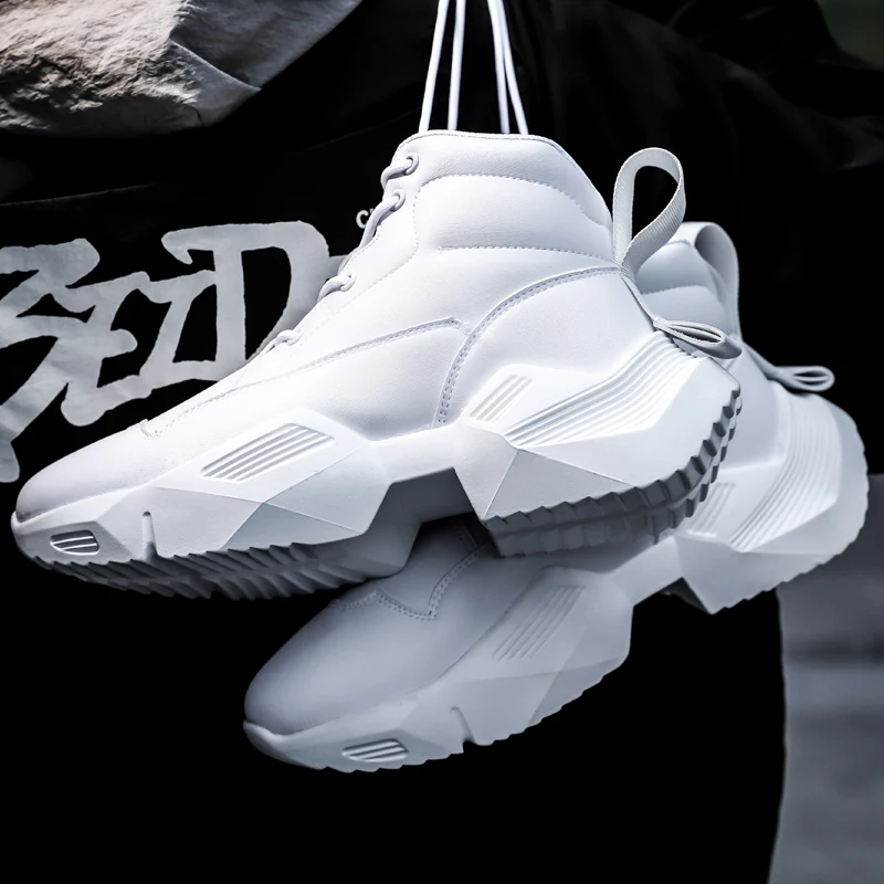 Зимние ботинки для мужчин из воловьей кожи, спилок, теплый мех, плюш ...