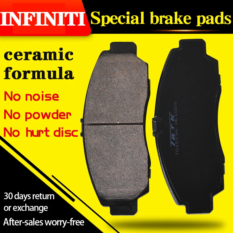 

4 piece set/Suitable for Infiniti Q50L QX50 Q50 Q70 ESQ QX30 QX60 QX80 QX70 EX FX JX QX Q60 Q60S Front and rear brake pad