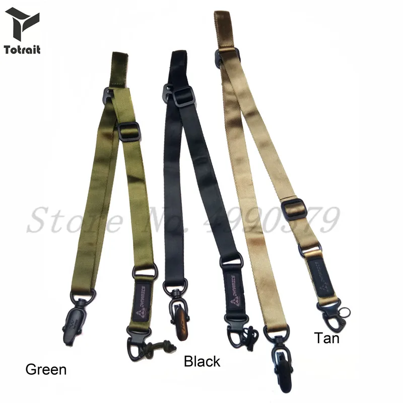 

Airsoft MS2 Gun Sling Nylon Adjustable Rifle Sling Rope Multi-Mission Rifle Sling Gun Strap System Mount Set