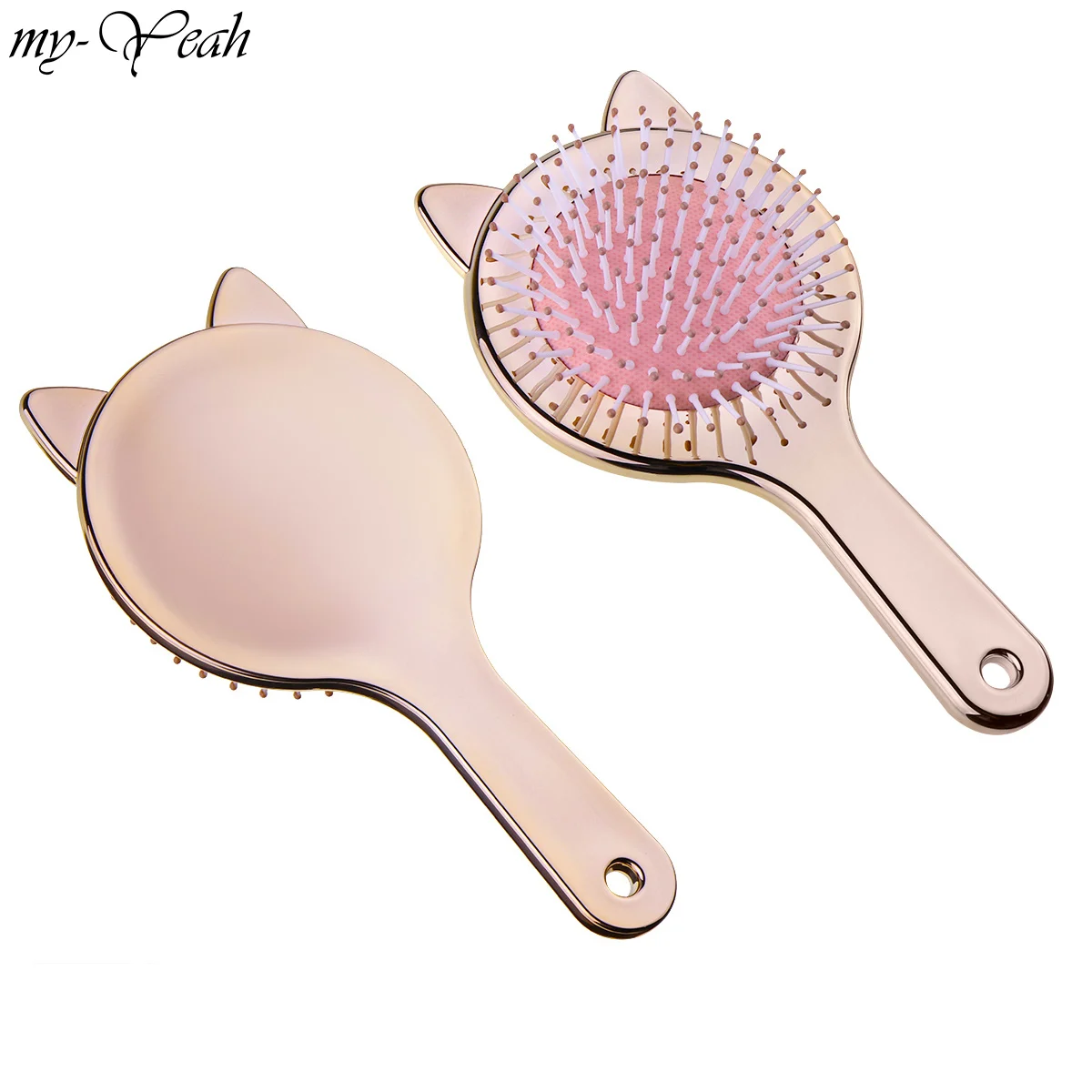 

1PC Hair Care Brush Massage Comb Cat Ear Design Antistatic Hair Comb Promote Head Blood Circulation Hair Styling Tool