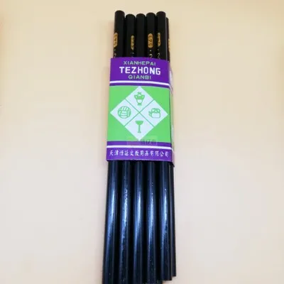 Специальный качественный карандаш промышленного класса желтый/белый/фиолетовый фарфор/металл и т. д. 10 шт./упак. черный, кожа Красный/пластик - Цвет: Черный