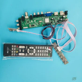 

Kit For LTN156AT05-U09 remote 40pin TV LVDS USB HDMI VGA AV LED controller board digital 1366X768 Signal 15.6"DVB-T DVB-T2