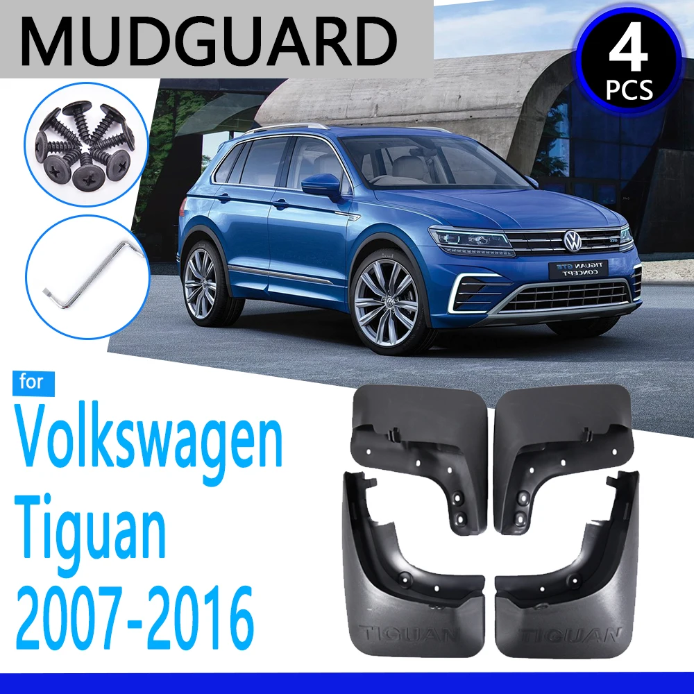 Брызговики для Volkswagen VW Tiguan MK1 2007 ~ 2016 2008 2009 2010 2011 2012 автомобильные аксессуары