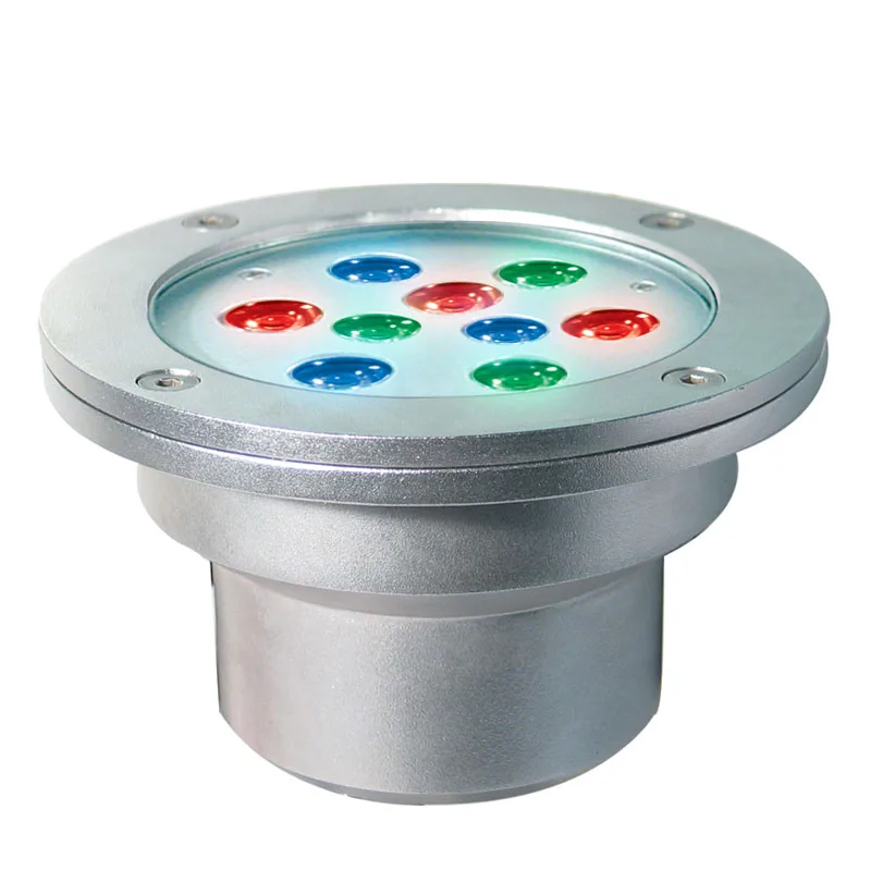 DC24V 27w round led underwater light super bright underwater pool light