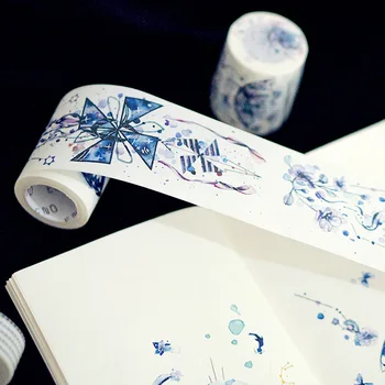 

1 pcs DIY Cartoon Paper Washi Masking Tapes Paradise Decorative Adhesive Tape Scrapbooking stickers/School Supplies