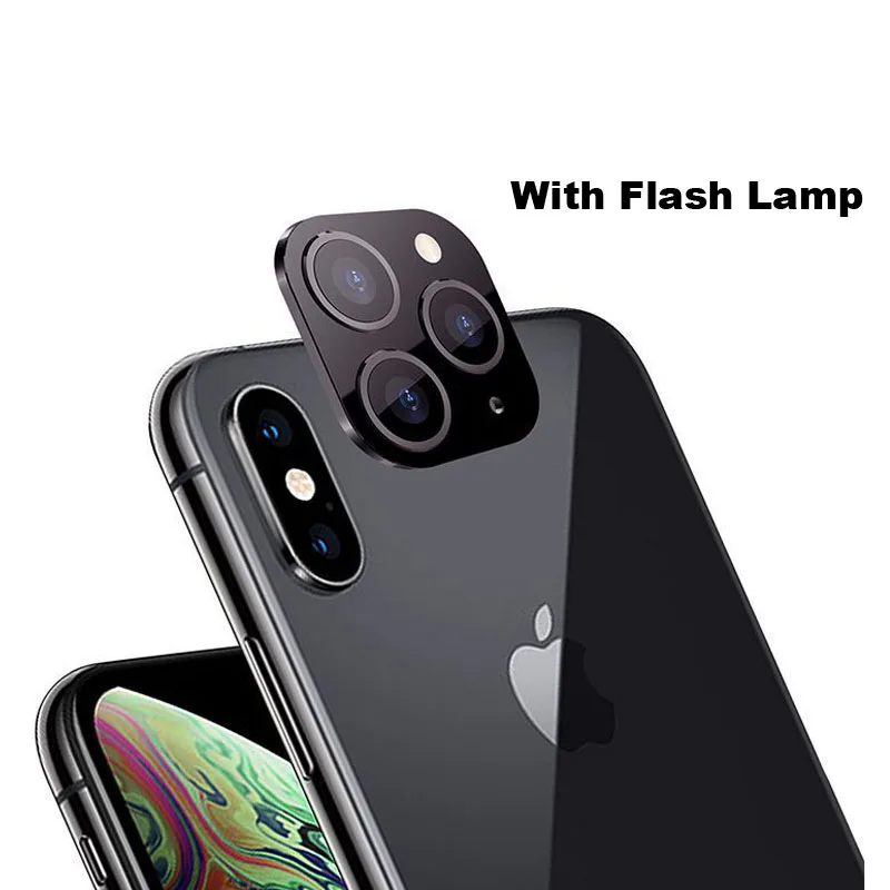 50 шт./лот для iPhone XR XS Max повернуть на 11 Pro объектив задней камеры изменить