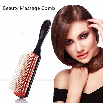 

Hair Styling Brush Wheat Straw Detangle Hairbrush Salon Hairdressing Straight Curly Hair Comb Tangle Hair Massager Styling Brush