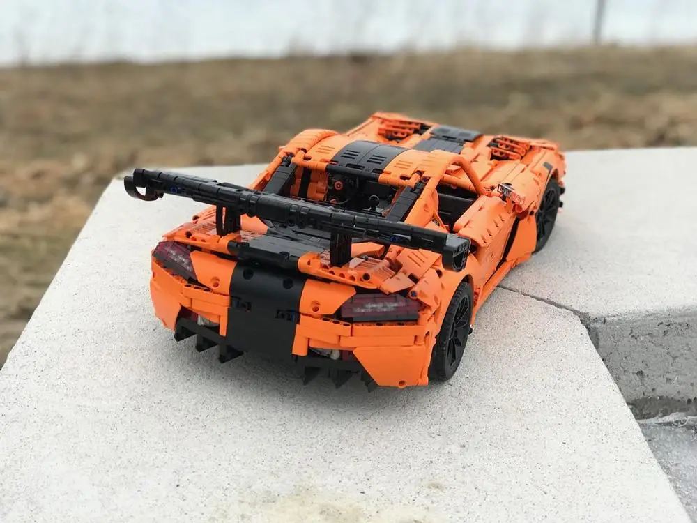 2019 новая технология строительный блок шестерни MOC 13655 ACR спортивный автомобиль