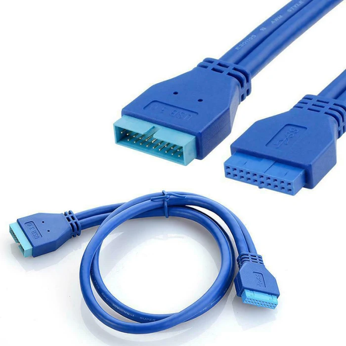 USB 3,0 материнская плата 20 Pin гнездо «Папа-мама» УДЛИНИТЕЛЬ шнур GK99