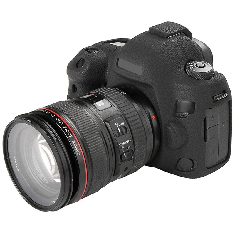 5D Mark IV чехол силиконовый резиновый защитный противоударный пылезащитный/грязеотталкивающий Противоскользящий пот стойкий мягкий чехол для Canon EO