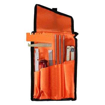 

10Pcs/Set Chainsaw Chain Sharpening Kit Tool Set Guide Bar File Sharpener Tools Durable For Sharpen Your Chainsaw
