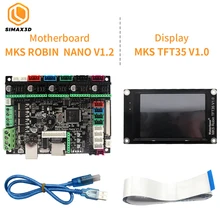SIMAX3D STM32 MKS Robin Nano Board V1.2 Hardware supporto Open Source con schermo MKS TFT35 da 3.5 pollici cavo USB scheda stampante 3D