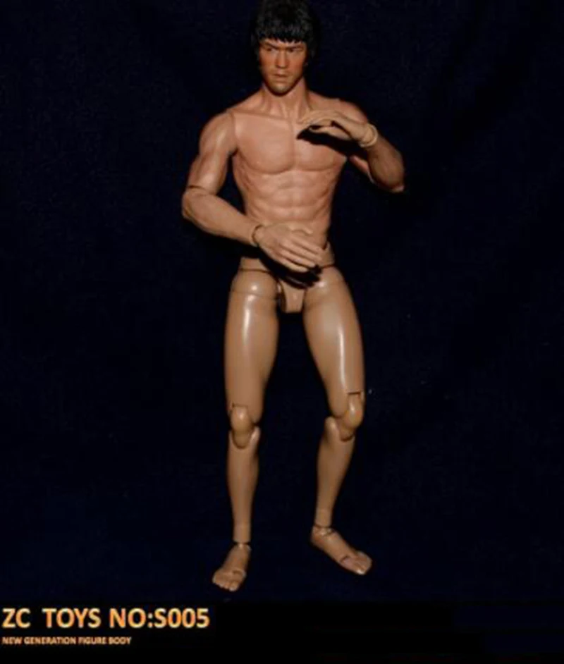 1/6 Scale S005 Male Man Boy Body Figure Military Chest Muscular Similar to TTM19 12