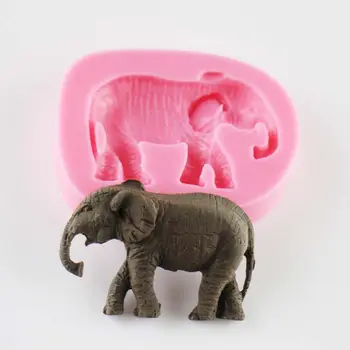 

3Pcs Happy Elephant Family Dad Mom Baby Resin Silicone Molds Kit Jewelry Tools