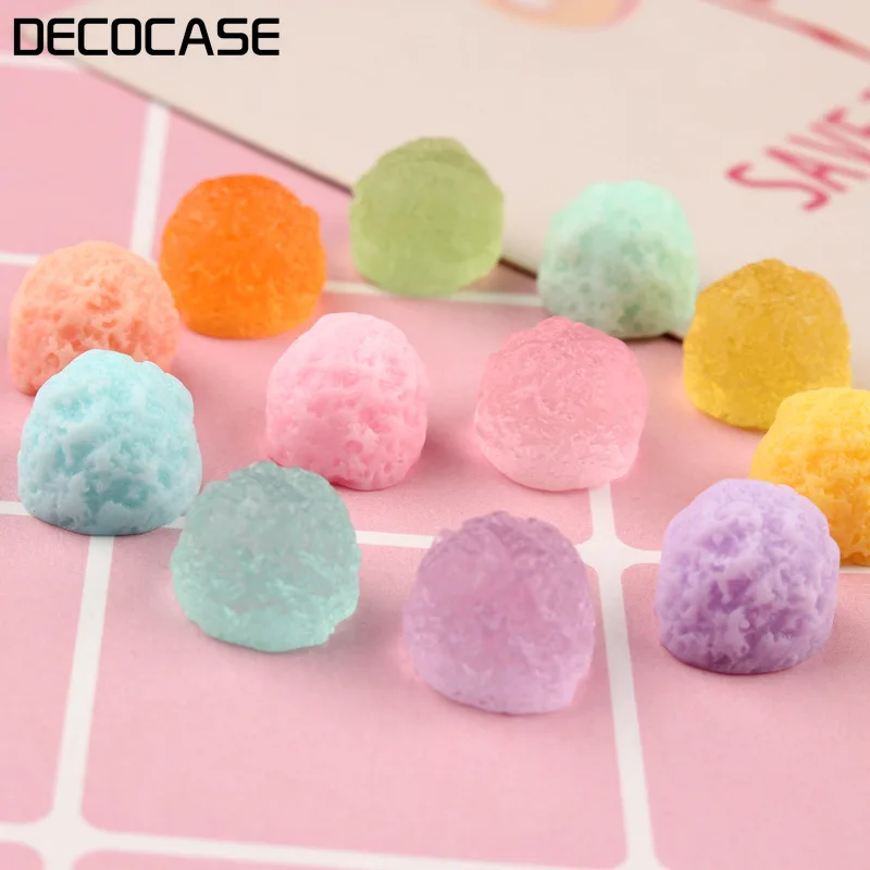 

Kuutti 30pcs Sweet Sugar Gift Slime Charms Beads Headwear Flatback Crafts Ornaments Decoration Phone Case DIY Accessories