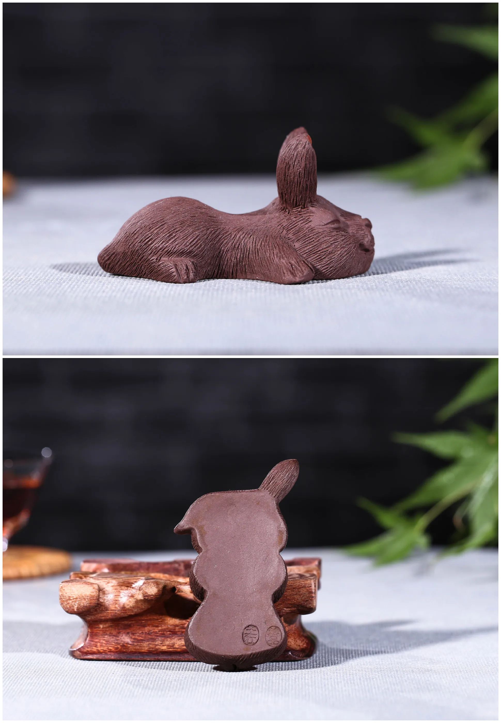 中国 香港 マカオ 鯉 骨董品 オブジェ 縁起物 インテリア 20×17cm