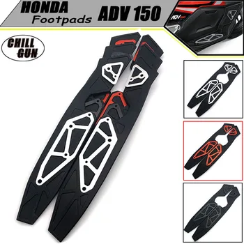 

Motorcycle Footpegs Plate Pads Footboard Cover Step Foot Footrest For Honda ADV150 19-20 ADV 150 2019-2020