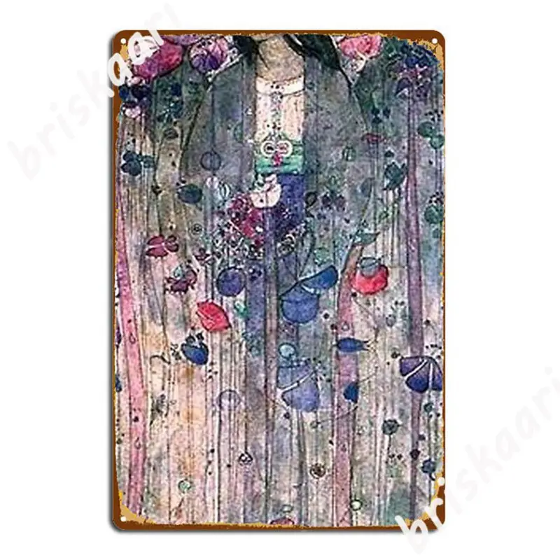 

Charles Rennie Mackintosh In Fairyland 1897 Metal Signs Wall Cave Club Bar Personalized Wall Plaque Metal Posters