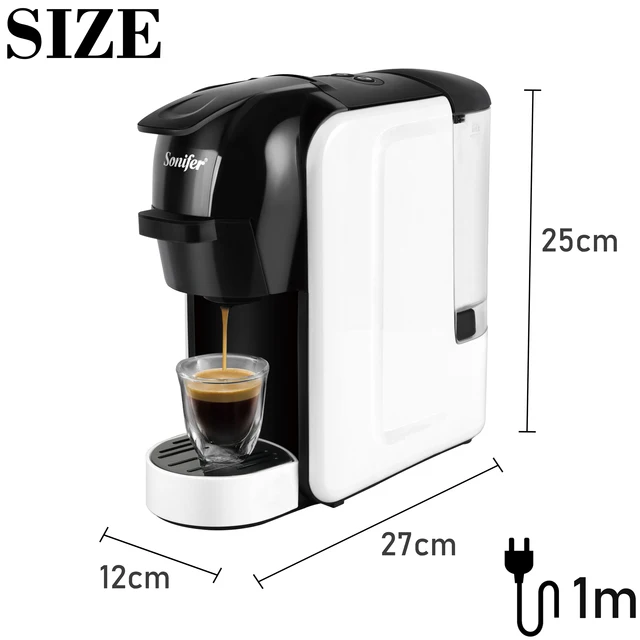 Italian Espresso Electric Coffee Capsule Machine 3 in 1 For Nestle Capsules Kitchen Appliances 19 bar Coffee Machine Sonifer 6