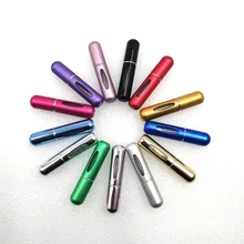 Mini bouteille de parfum rechargeable portative de 5ml 8ml avec la pompe de parfum de jet bouteille cosmétique vide d'atomiseur de récipients pour l'outil de voyage