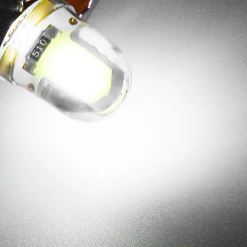 10pocs BA9S T4W COB 4SMD Автомобильный светодиодный интерьер автомобильный габаритный фонарь чтениt дорожной карты фонарь освещения номерного знака белый 12V