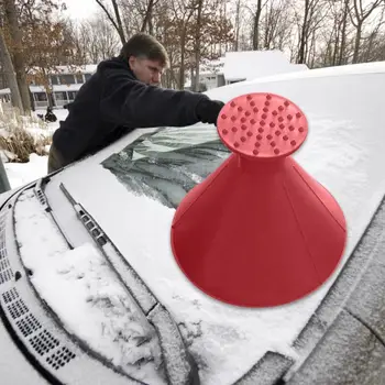 

Ice Scraper Useful Car Windshield Snow Removal Magic Outdoor Ice Shovel Cone Shaped Funnel Snow Remover Tool Scrape Car Tool #ED