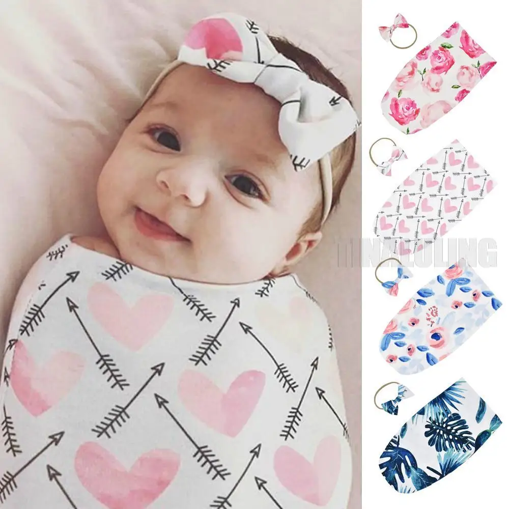 Hat Infant Wrap Sleepsack Stroller Cover Soft Kids Swaddle Newborn Cartoon Blankets Baby Bath Towel Boys Girls Sleeping Bags