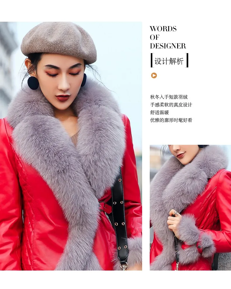 genuine sheepslin leather jacket for women (3)