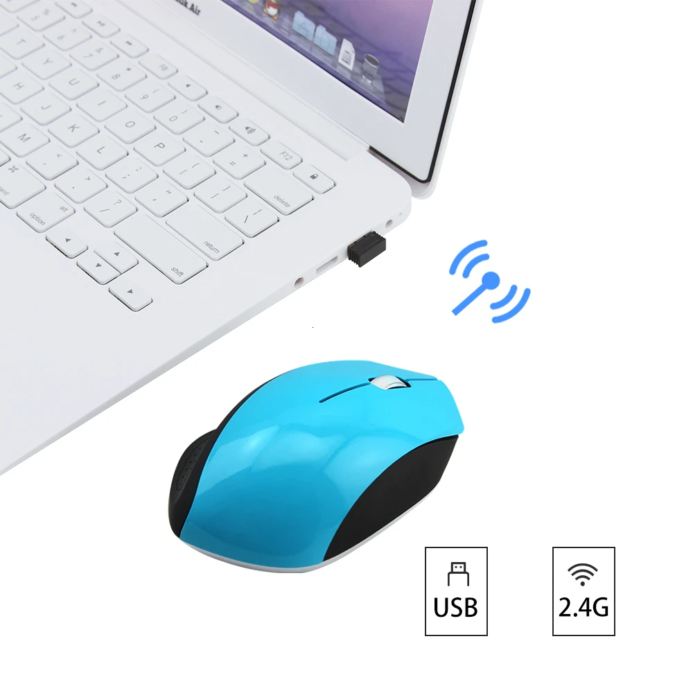 CHYI беспроводная компьютерная мышь 2,4 ГГц мини эргономичная Usb оптическая мышь 3d портативная офисная ПК мышь для Mac ноутбука Macbook