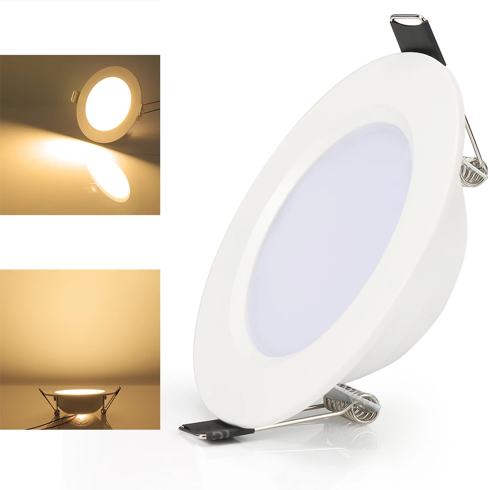 Встраиваемая потолочная светодиодная панельная лампа с RGB/теплым белым светом