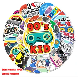 Autocollant de manette de jeu 10/30/50, Graffiti en PVC étanche pour Divination réfrigérateur moto Skateboard jouet classique 
