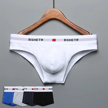 

Hot Sale Sports Underwear Men's Briefs Men's Cotton Underwear Sexy Low-rise Men's Seamless High-stretch Underwear