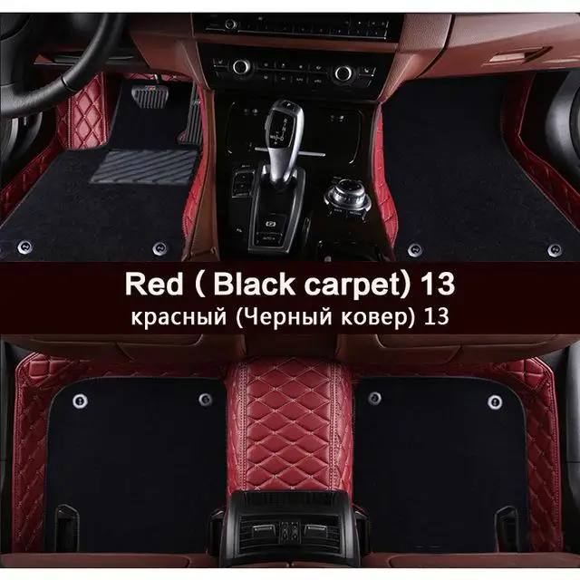 Высококачественный двойной автомобильный коврик, Tesla X. Tesla 3 Tesla S с использованием-,6 сиденья, 7 мест - Название цвета: 8