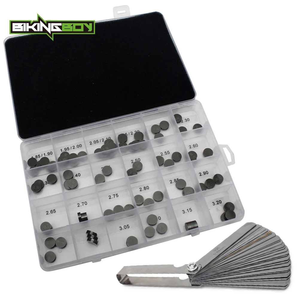BIKINGBOY 28/56/84pcs 10.00mm Valve Shim Blade Feeler Gauge For KTM 1190 Adventure 2013 2015 990