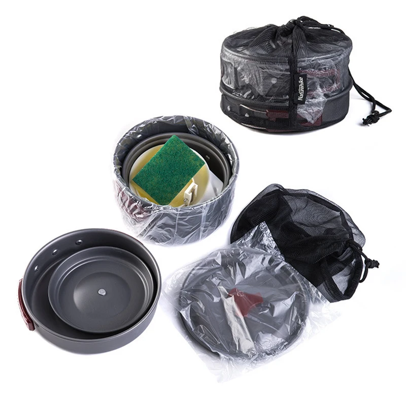 

Multifunction Cooking Set Outdoor Camping Hiking Tableware Cookware Cooking Bowl Pot Pan Stove Set Kit
