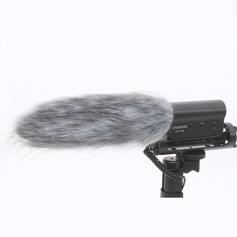 Микрофон лобовое стекло муфта для лобового стекла для RODE VideoMic и/Виктори-598 Экстрим Zhiwei JZW TN-85CGo искусственный мех ветер Shiel