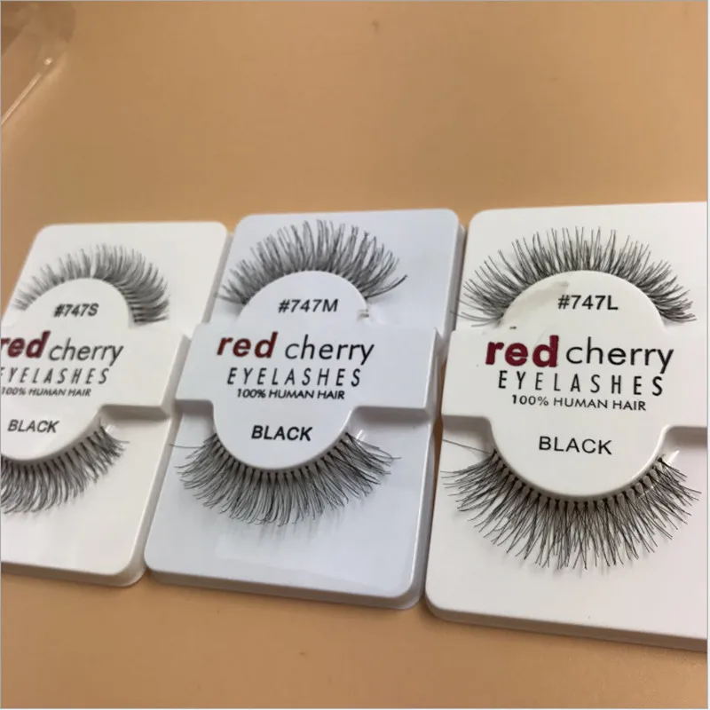 

1 Pair Natural Long Eyelashes Cheap False Eyelashes 3 Style Long Eyelash Extensions Packaging Box