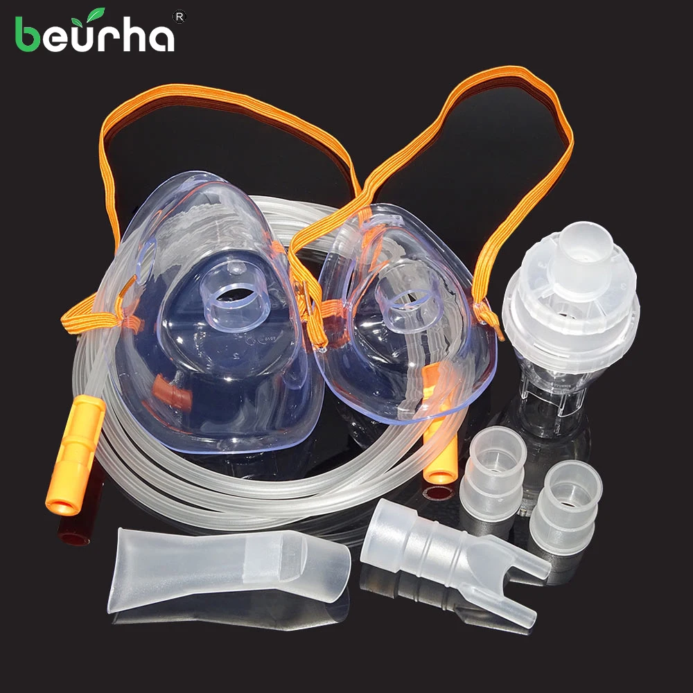 

Medical Home Adult Child Aerosol Masks Nebulizer Compressor Sprayer Cup Mouthpieces Nosepieces Catheter Inhaler Set Accessories