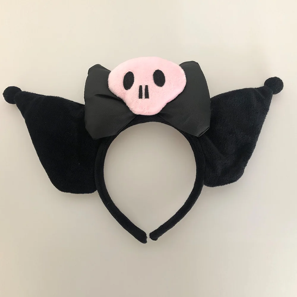 Anime Melody Headband Cute Cosplay Soft Pink Skull Headwear Hair Accessories For Girl Fans Gift