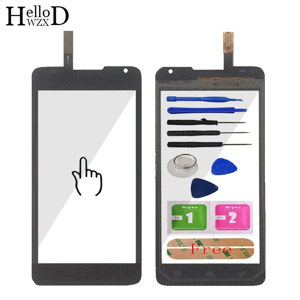 

Touch Screen For Huawei Ascend Y530 530 Touch Screen Glass Lens Digitizer Panel Part 4.5" Front Glass Adhesive Tools