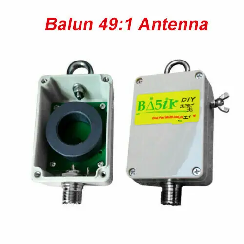 Новейший verison 1:49 - 49:1 Balun для коротких волн HF четыре диапазона 5-35 МГц Полуволновая
