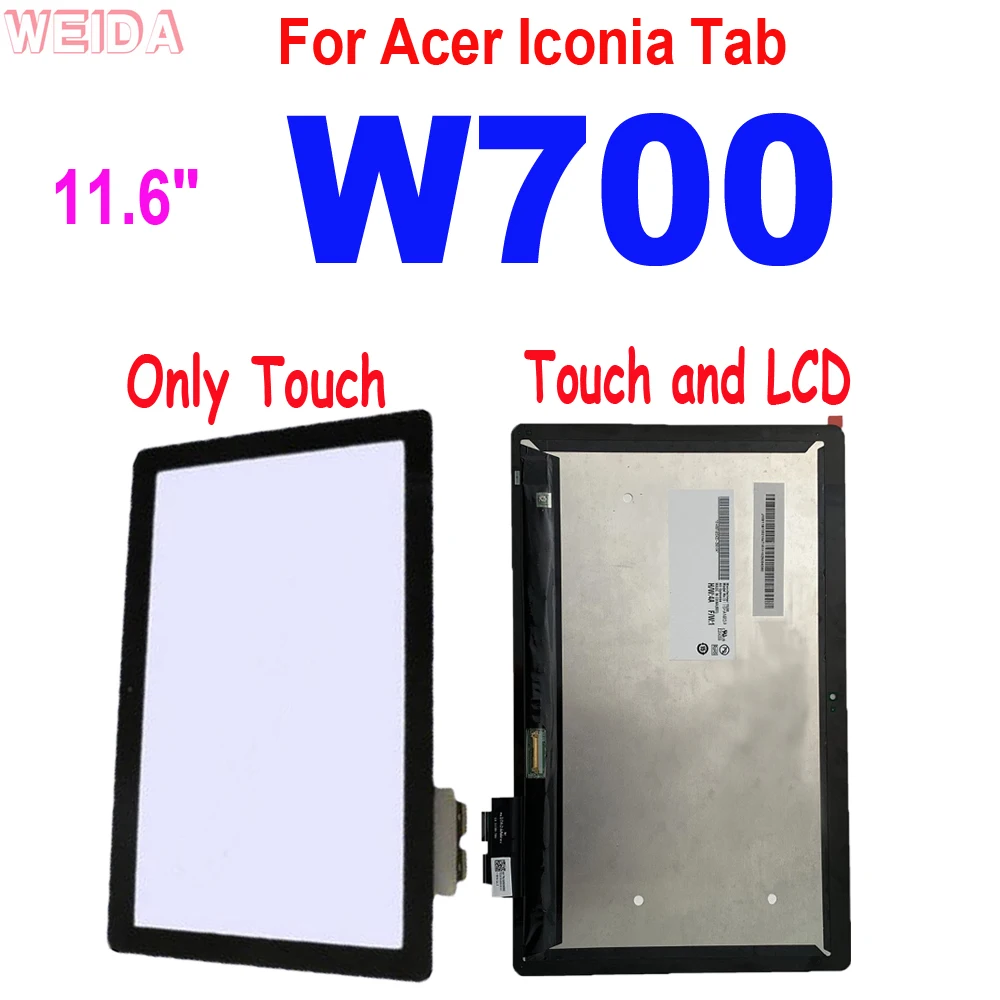 Tela lcd touch de 11.6 ''para acer,