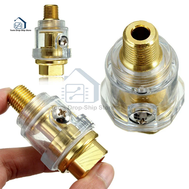 Hardware Oiler Lubricator of 1/4" BSP Mini In-Line Power tools for Pneumatic Tool & Air Compressor Pipe repair | Инструменты