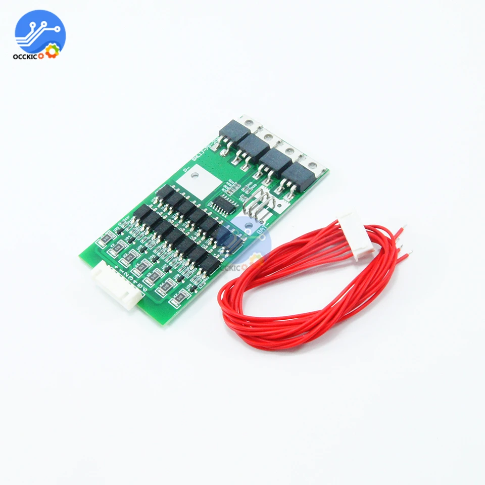 BMS 7S 20A 4V 18650 плата зарядного устройства для литий ионной батареи блок питания