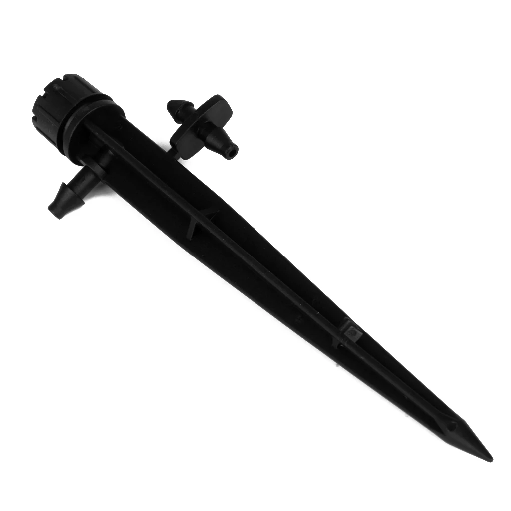 13cm Micro Irrigation Sprinkler Adjustable Emitters Stake Water Dripper 50Pc