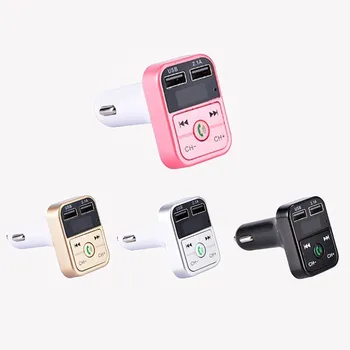 

Car Kit Handsfree Bluetooth FM Transmitter TF Card LCD Screen Music Adapter USB Charger Mp3 Player Radio Kits Car Accessories